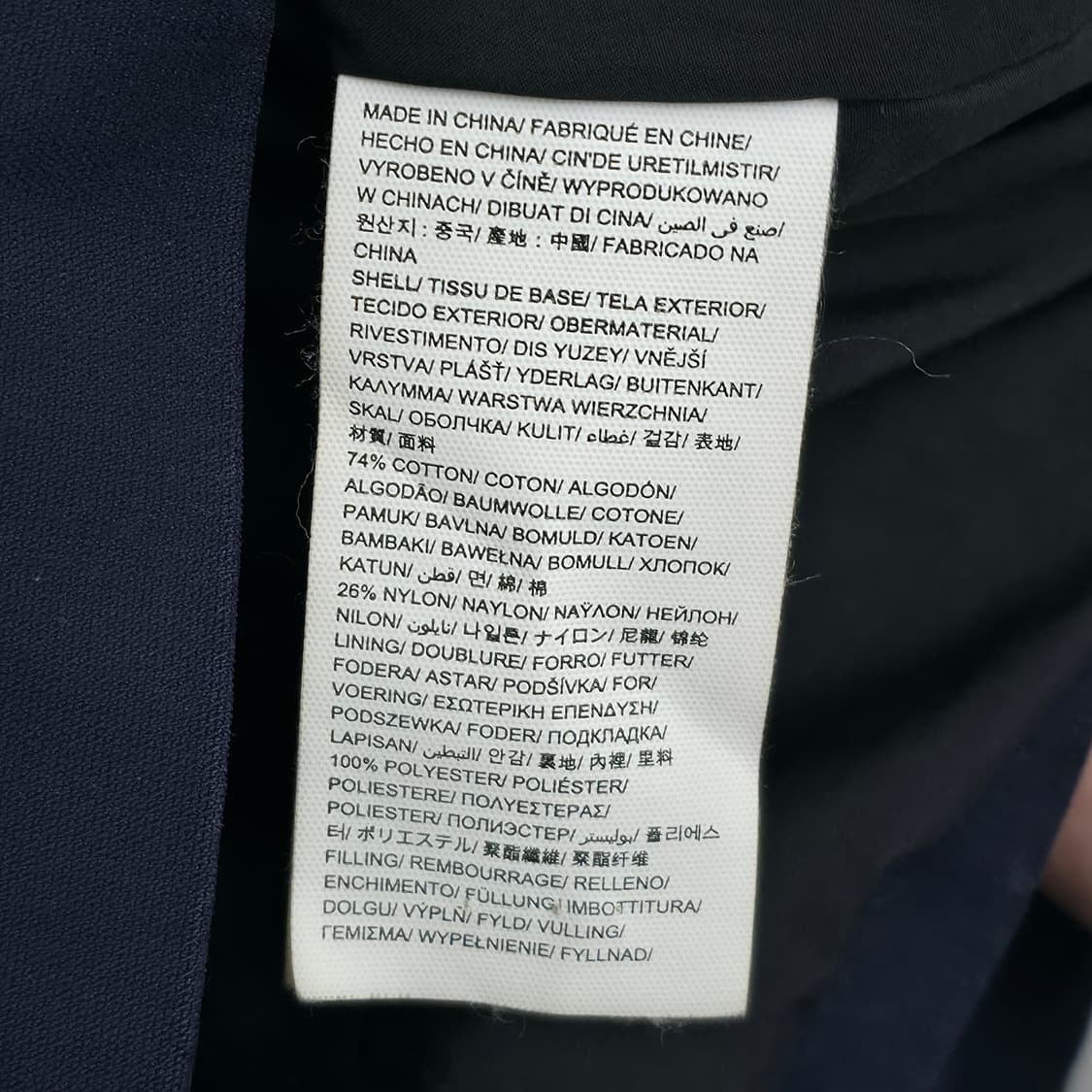 [L] CK 캘빈클라인 네이비 자켓 상품이미지5
