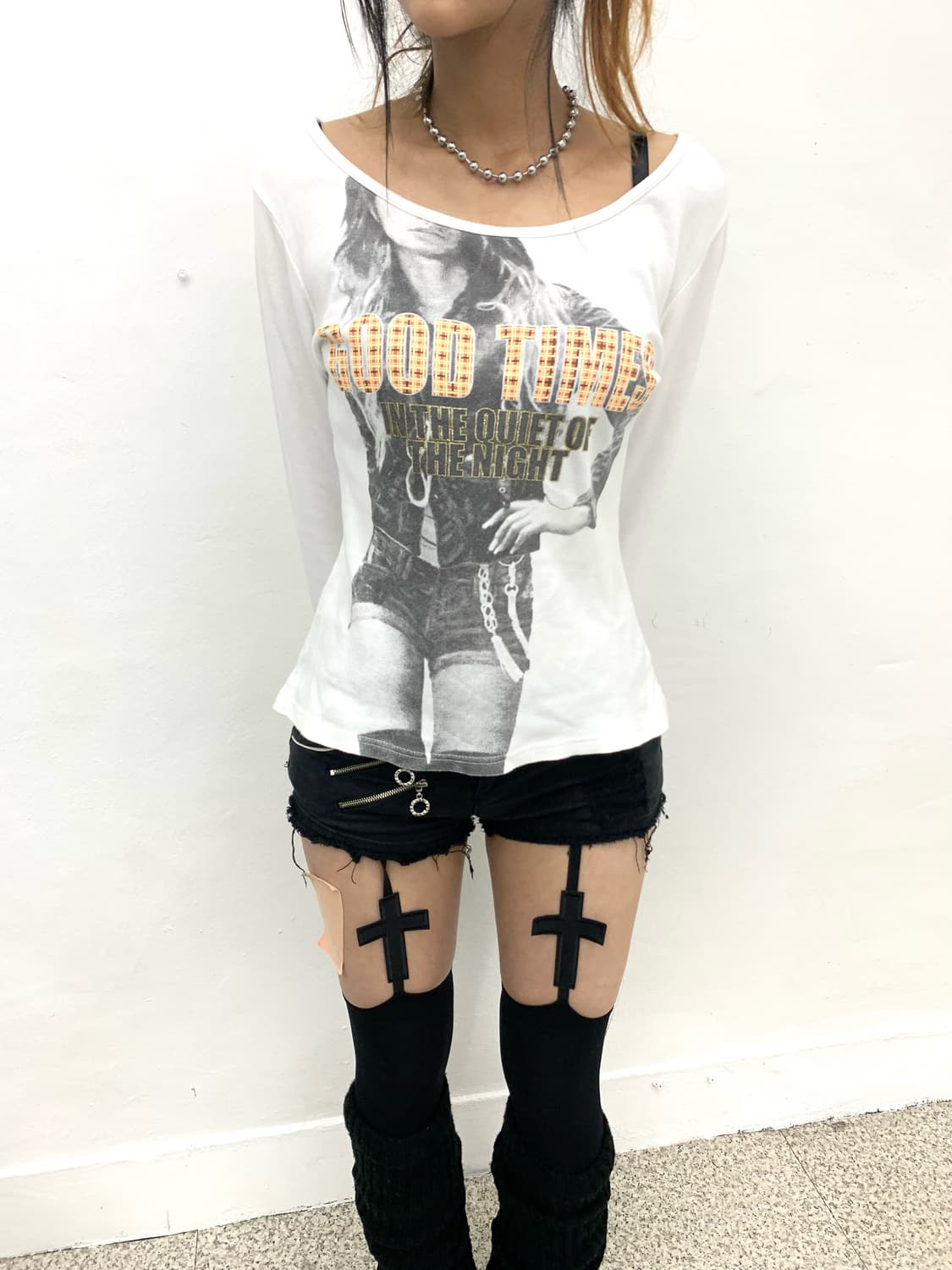 Joky gal y2k slim fit long sleeve  상품이미지4