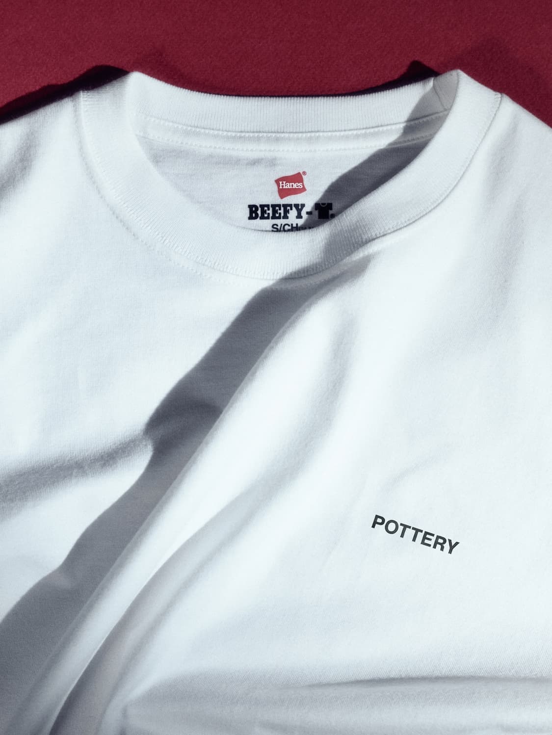 [02 (XL)] 포터리 (POTTERY) x 헤인즈 비피 티셔츠 상품이미지1