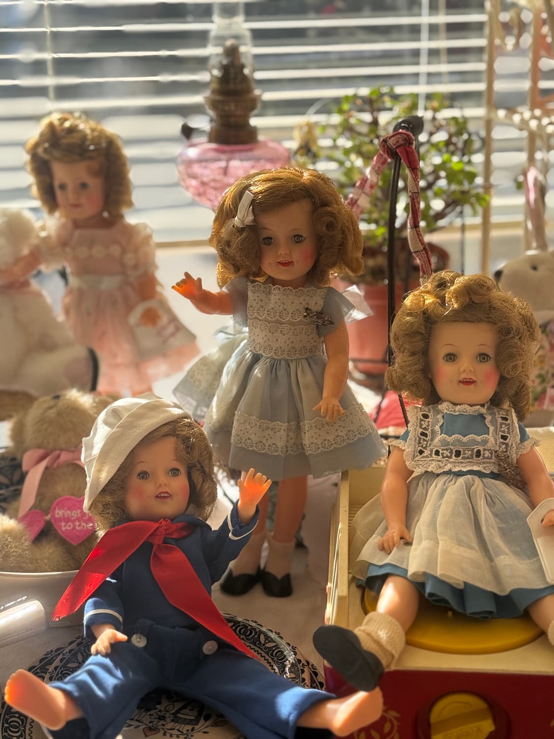 1930 셜리템플 미국빈티지인형/핑크원피스 상품이미지4