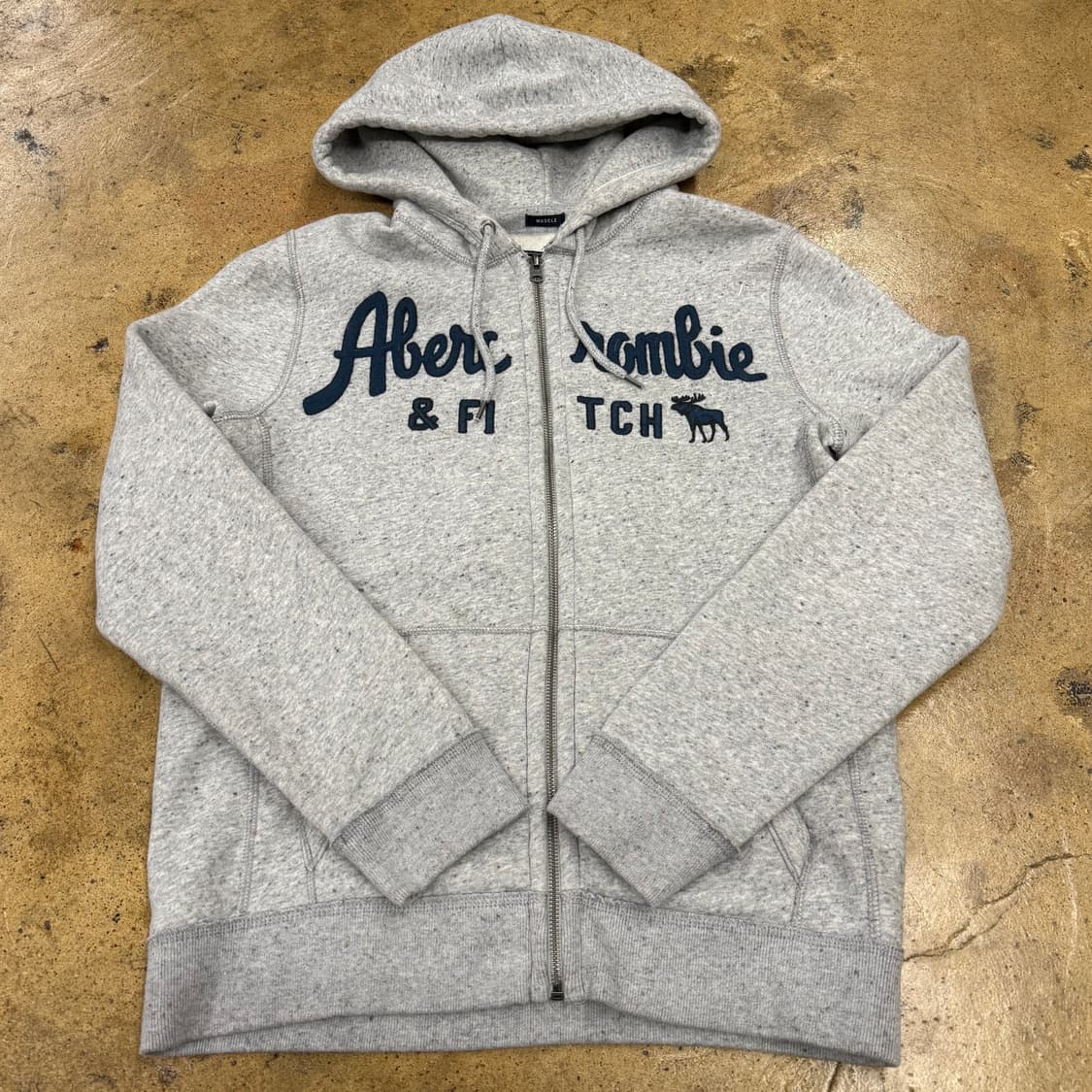 아베크롬비 그레이 후드집업 상품이미지2
