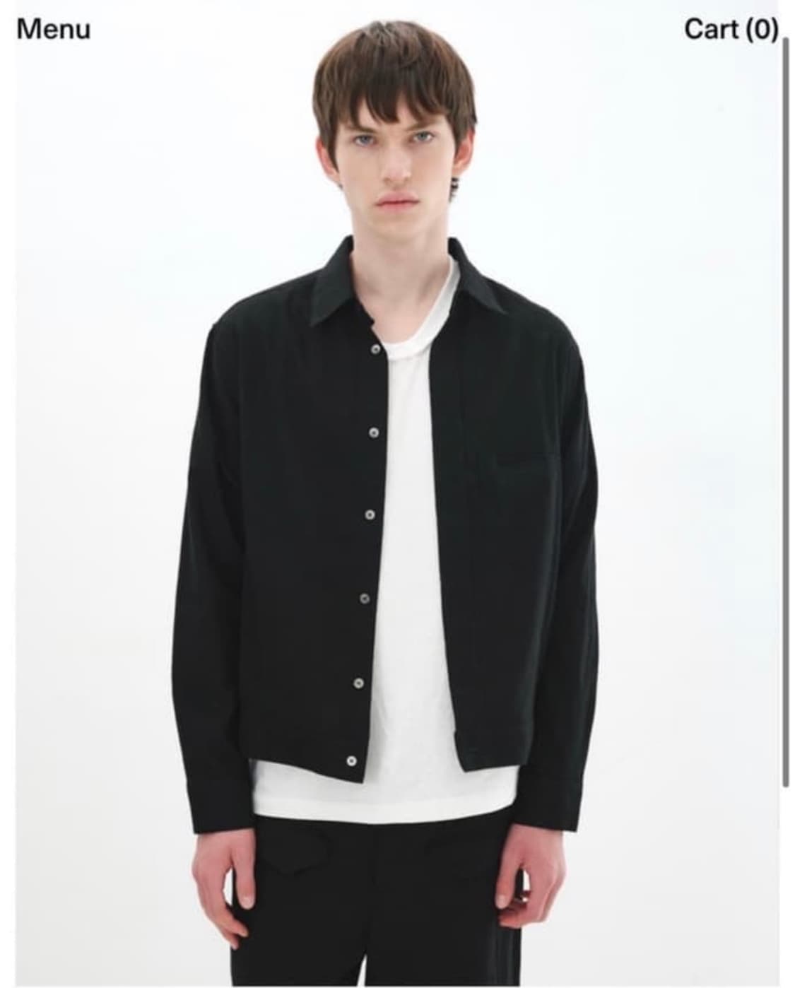 아이엘 콥셔츠 블랙 50사이즈 상품이미지1