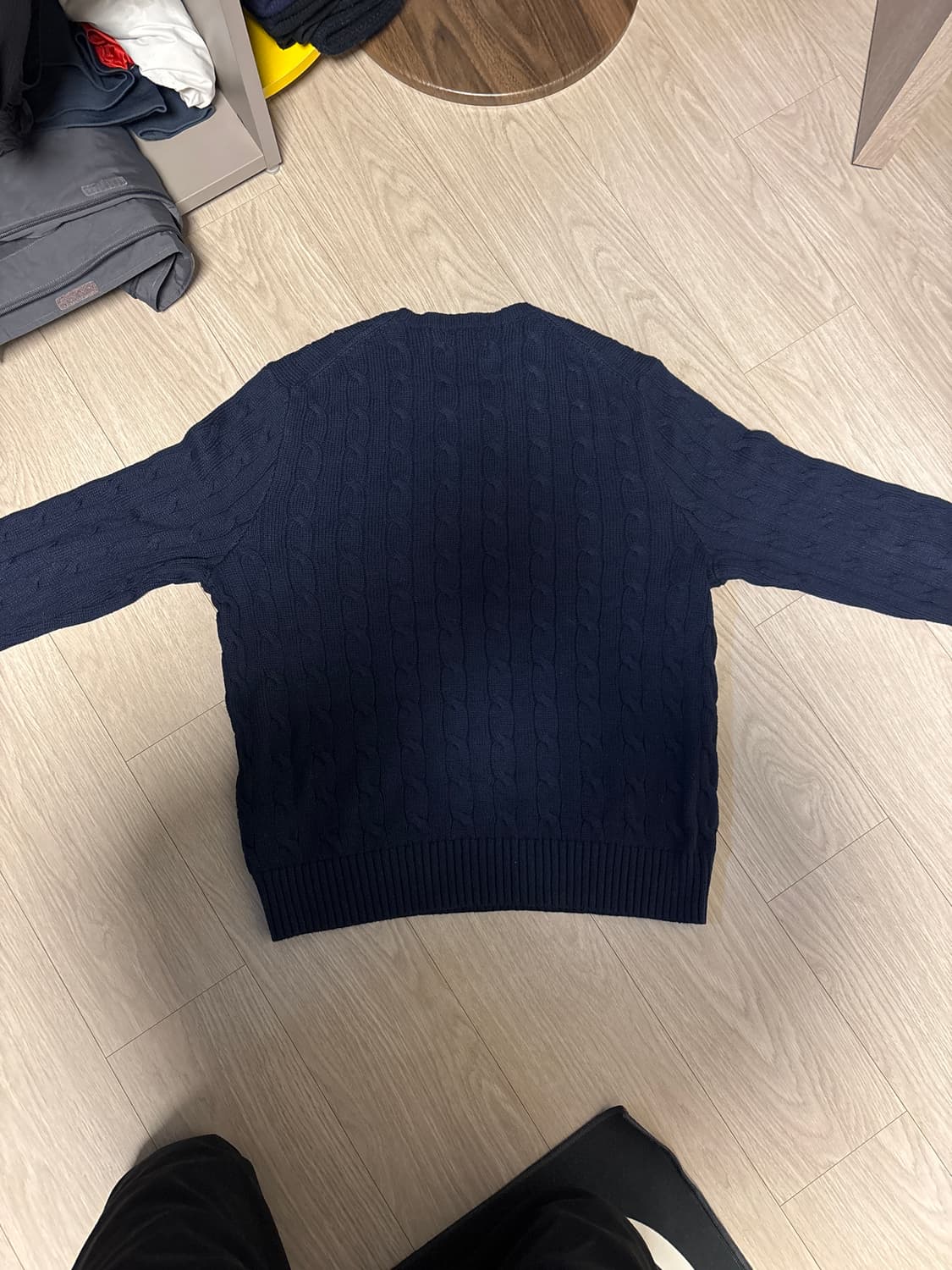 폴로 케이블 니트 L 상품이미지2