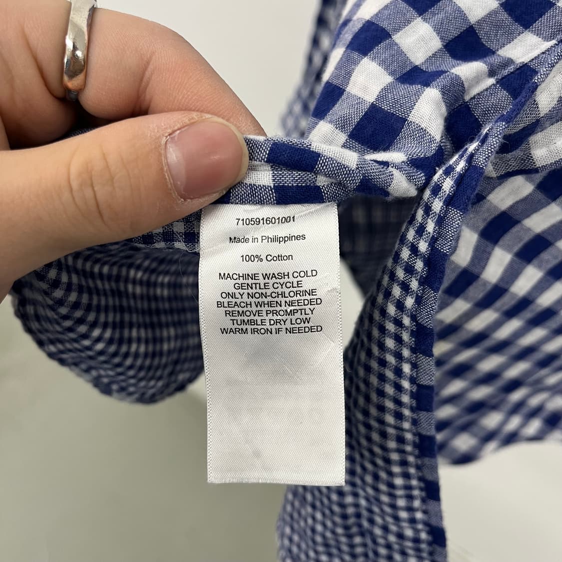 폴로 랄프로렌 체크 셔츠 남방 네이비 공용m 상품이미지7