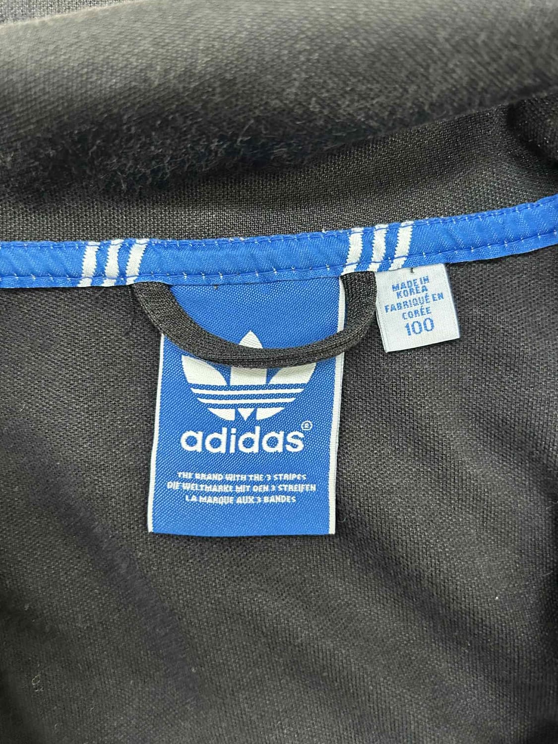 아디다스 블랙 유로파 걸즈 카즈하 트랙탑 희귀져지(100) 상품이미지4