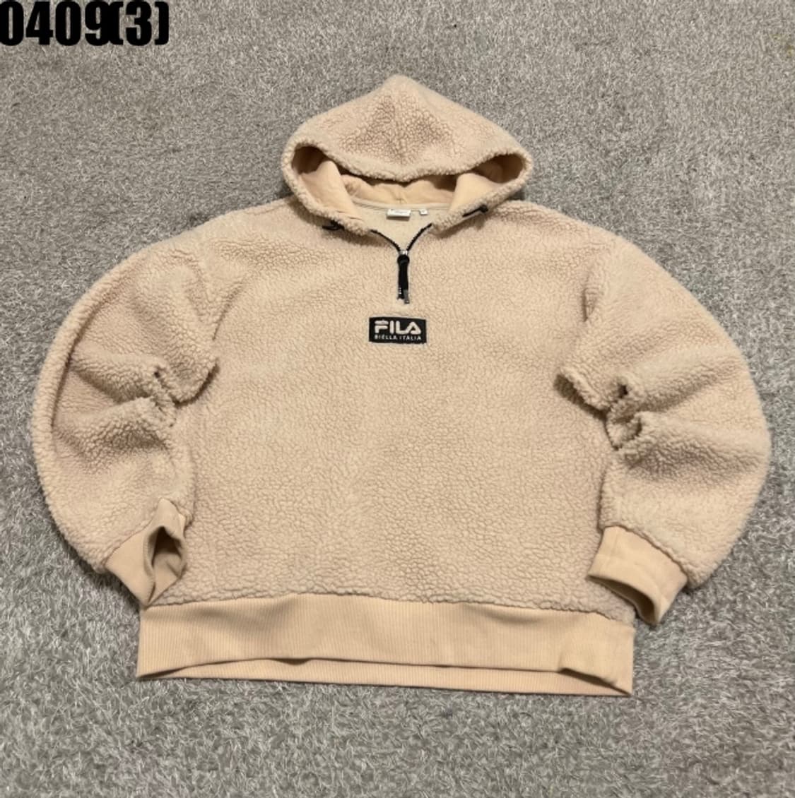 휠라 플리스 반집업 상품이미지1