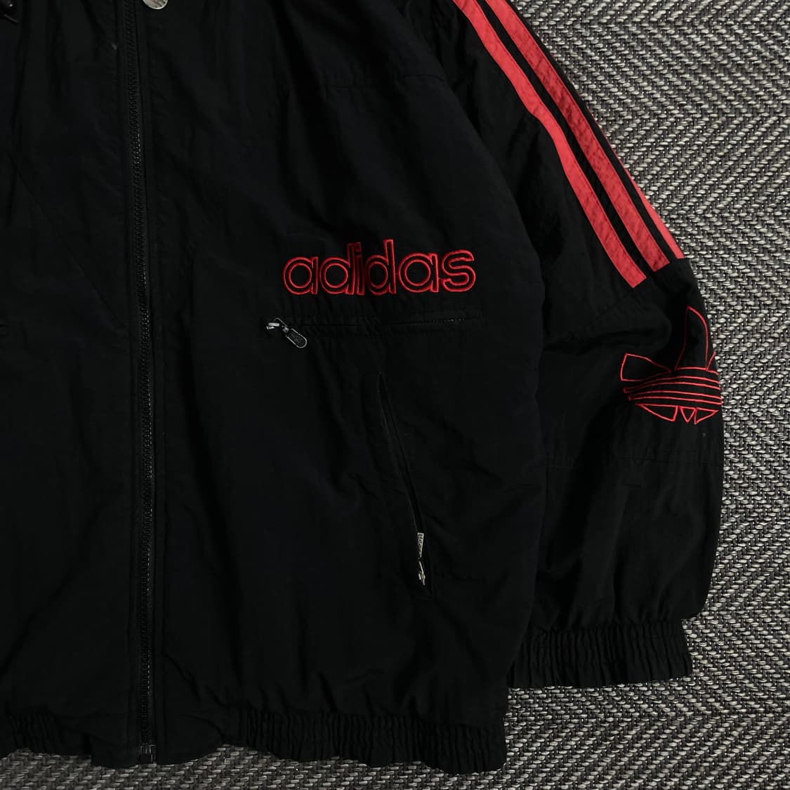 00s 아디다스 빅로고 올드스쿨 박시핏 점퍼 자켓y 3120 상품이미지3