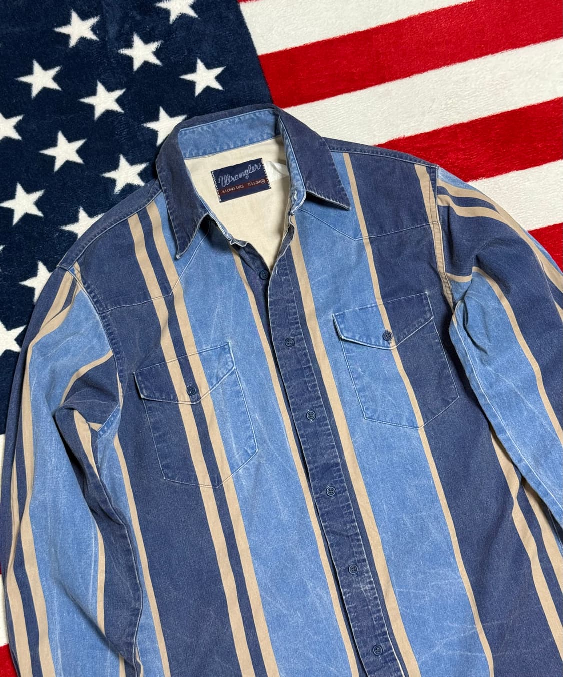 랭글러 웨스턴셔츠 Wrangler western shirt 빈티지 [L] 상품이미지8