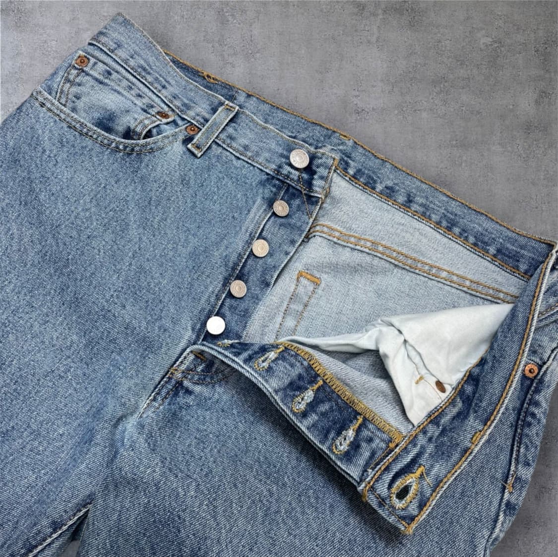 리바이스 Levi’s 501 오리지널 라이트블루 데님 팬츠 W32L30 상품이미지4