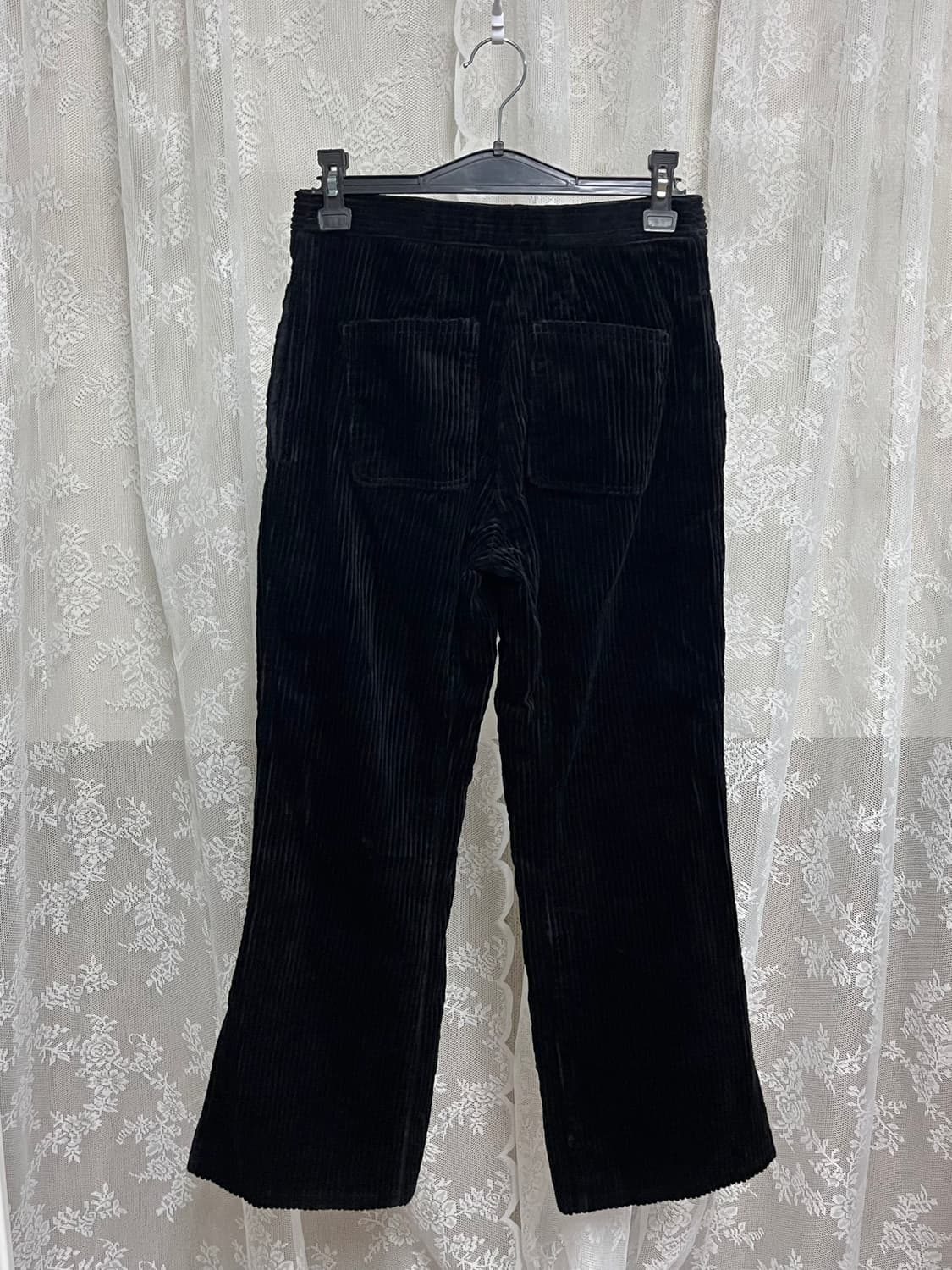 36) 산드로 코듀로이 부츠컷 팬츠 블랙 상품이미지2