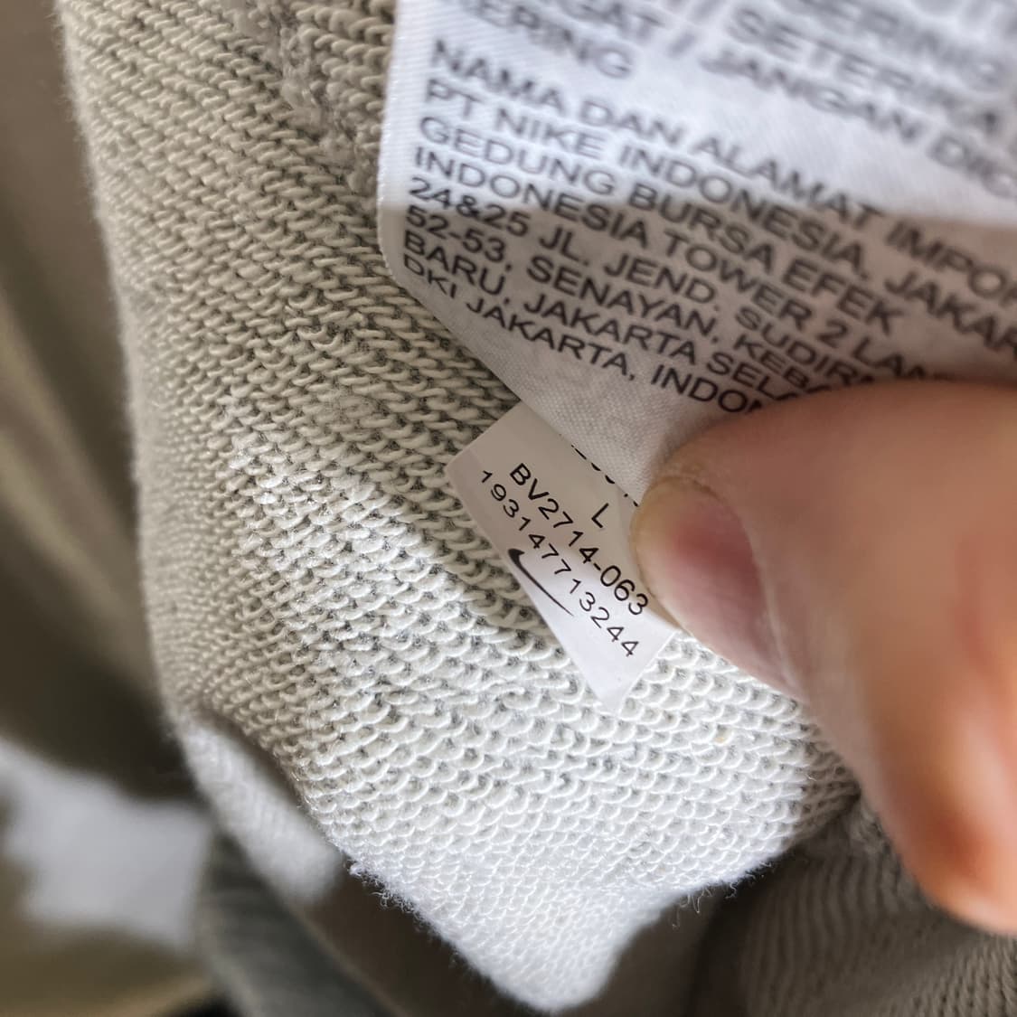 L)나이키 스포츠웨어 클럽 테리팬츠 스웻팬츠 츄리닝 상품이미지8