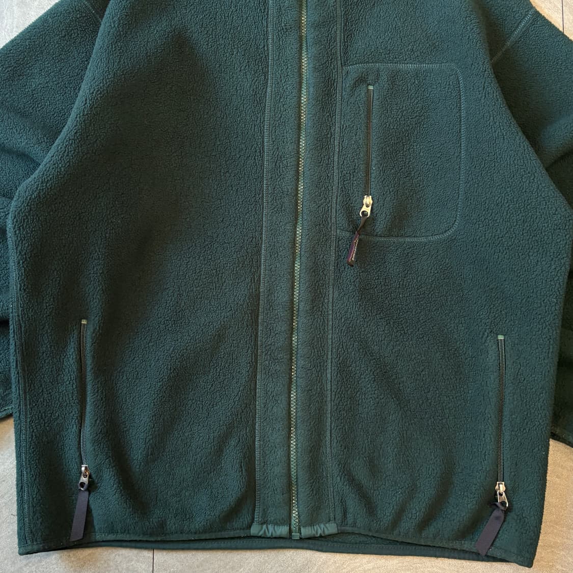 90s 90년대 미국 생산 파타고니아 그린 신칠라 자켓 상품이미지4