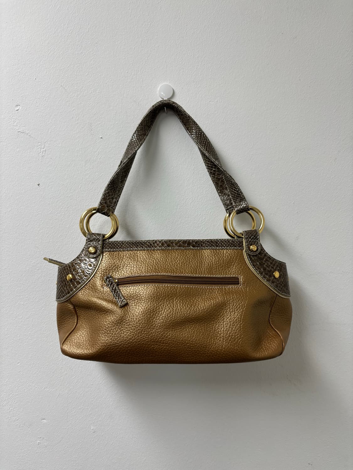 “Capacci“ Crocodile Leather Detail Y2K B 상품이미지8