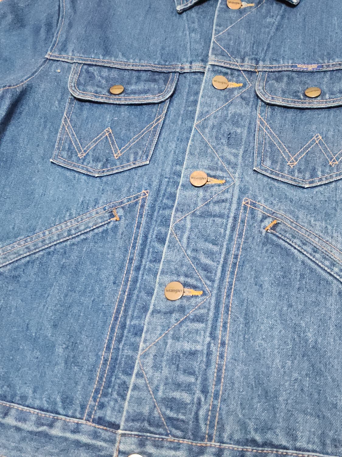 80s 랭글러(Wrangler) 124mj 데님자켓 상품이미지4