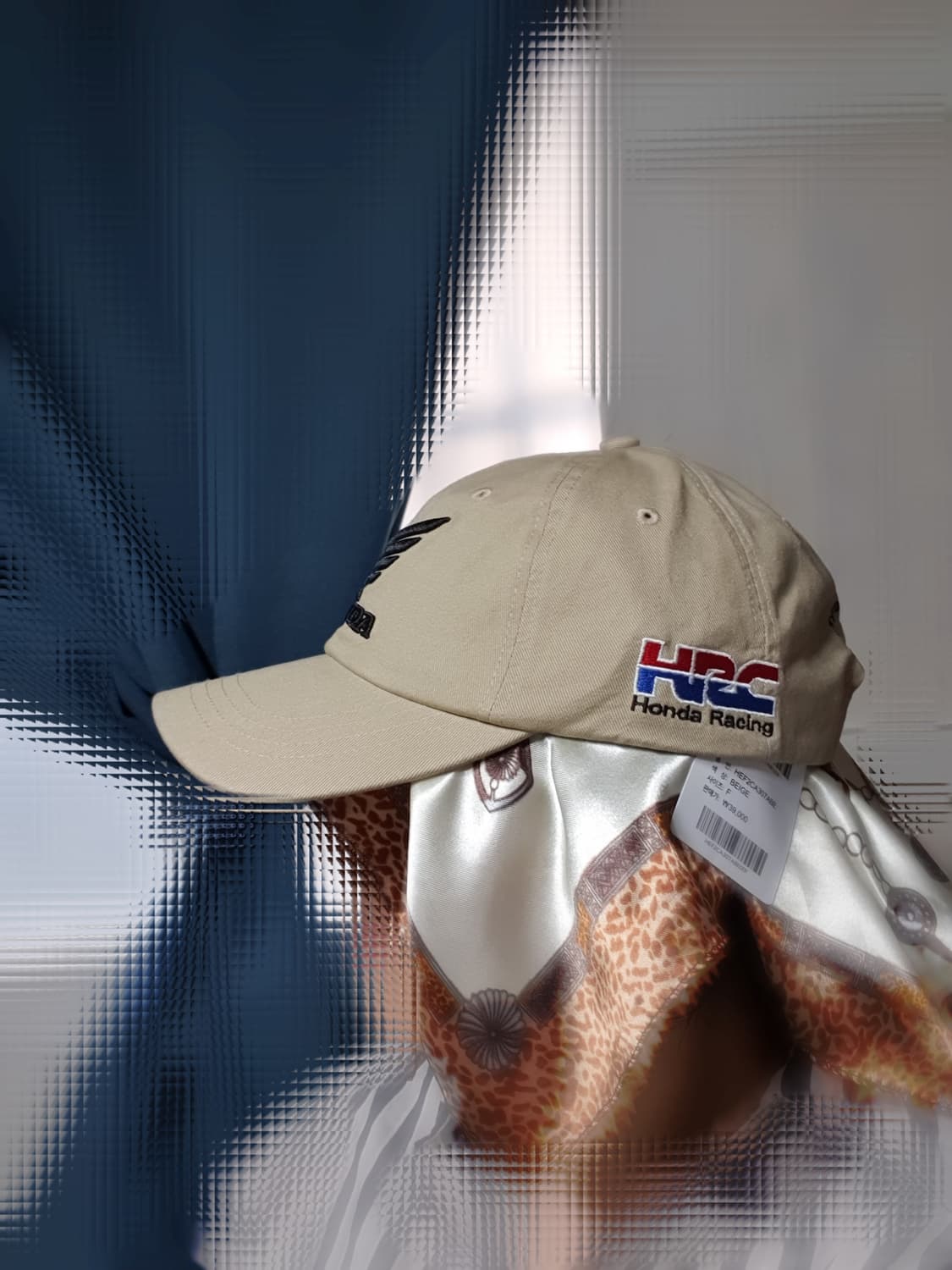 베이지 혼다 모토사이클 볼캡 모자 Wing logo Pigment Cap 상품이미지10