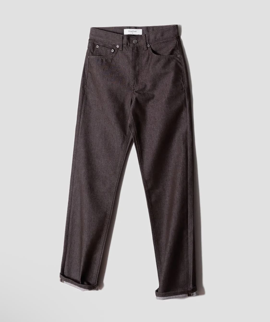 퍼스트플로어 커피 브라운 바지 청바지 44사이즈 상품이미지1