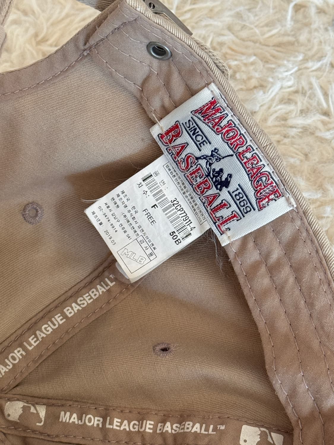 MLB LA 모자 베이지 상품이미지4