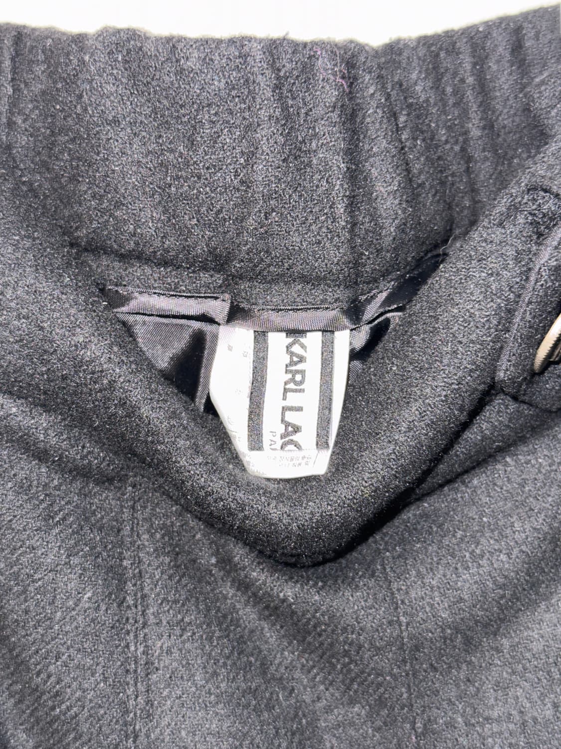 Karl Lagerfeld wool blend pleats skirt 상품이미지4