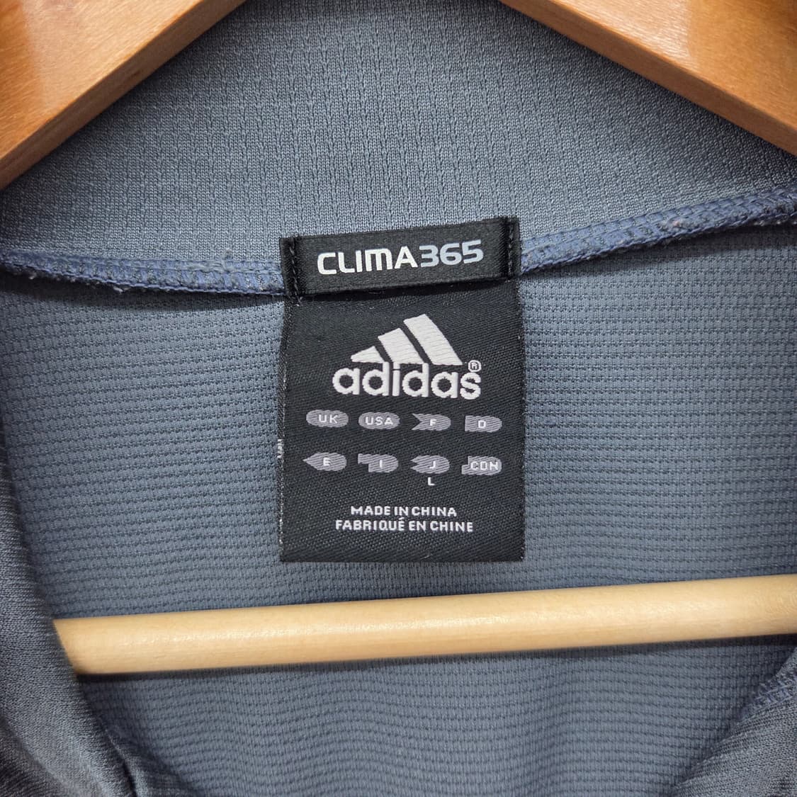 아디다스 클라이마쿨 트랙탑 회색 남XL 상품이미지3