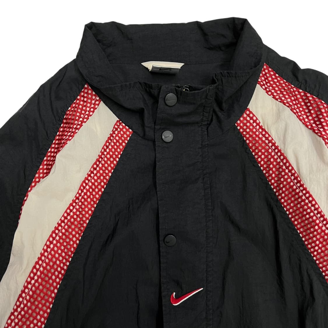 나이키 올드스쿨 레드 스우시 블랙 바람막이 XXL 상품이미지5