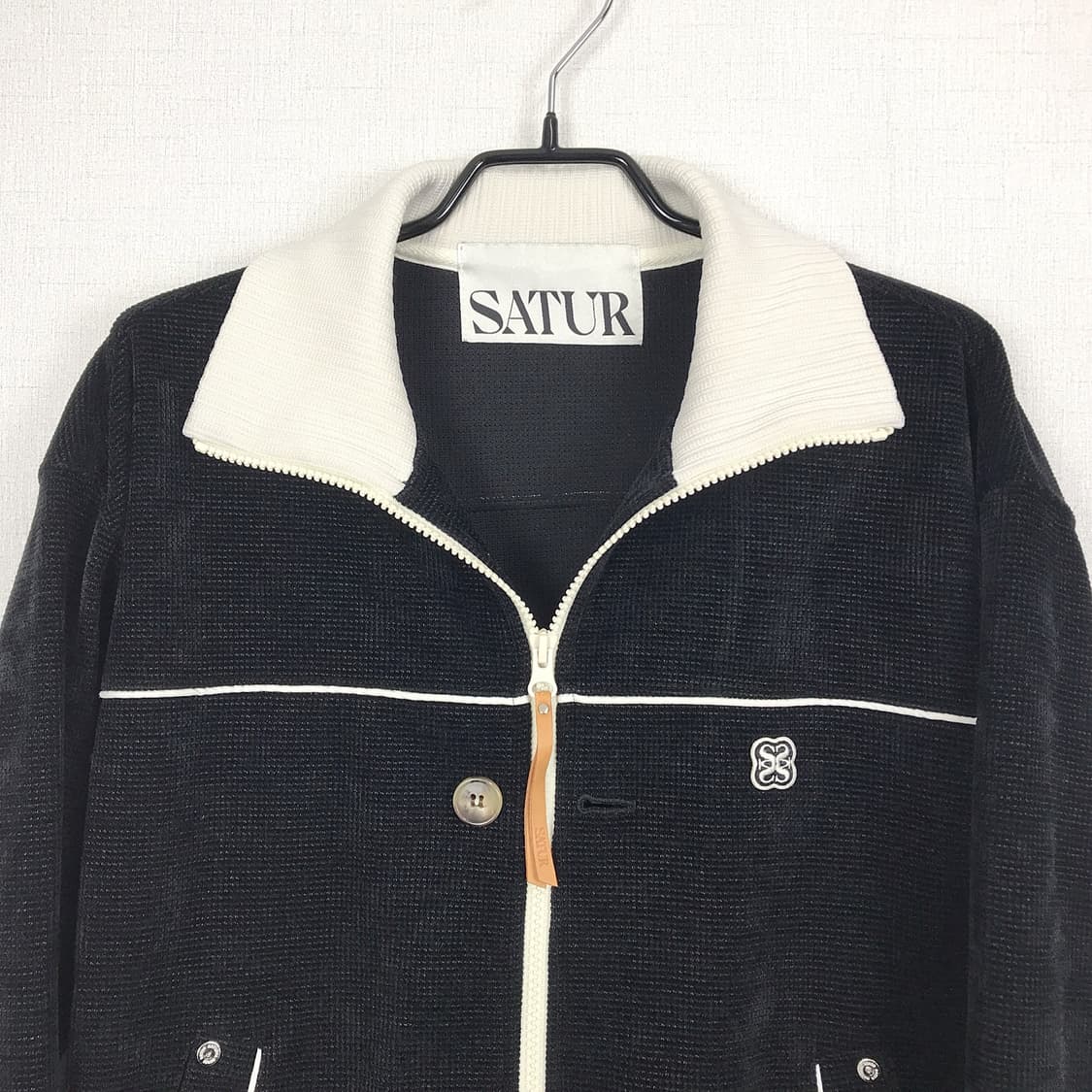 세터 SATUR 하젠 벨루어 숏 트랙 자켓 XL 상품이미지5