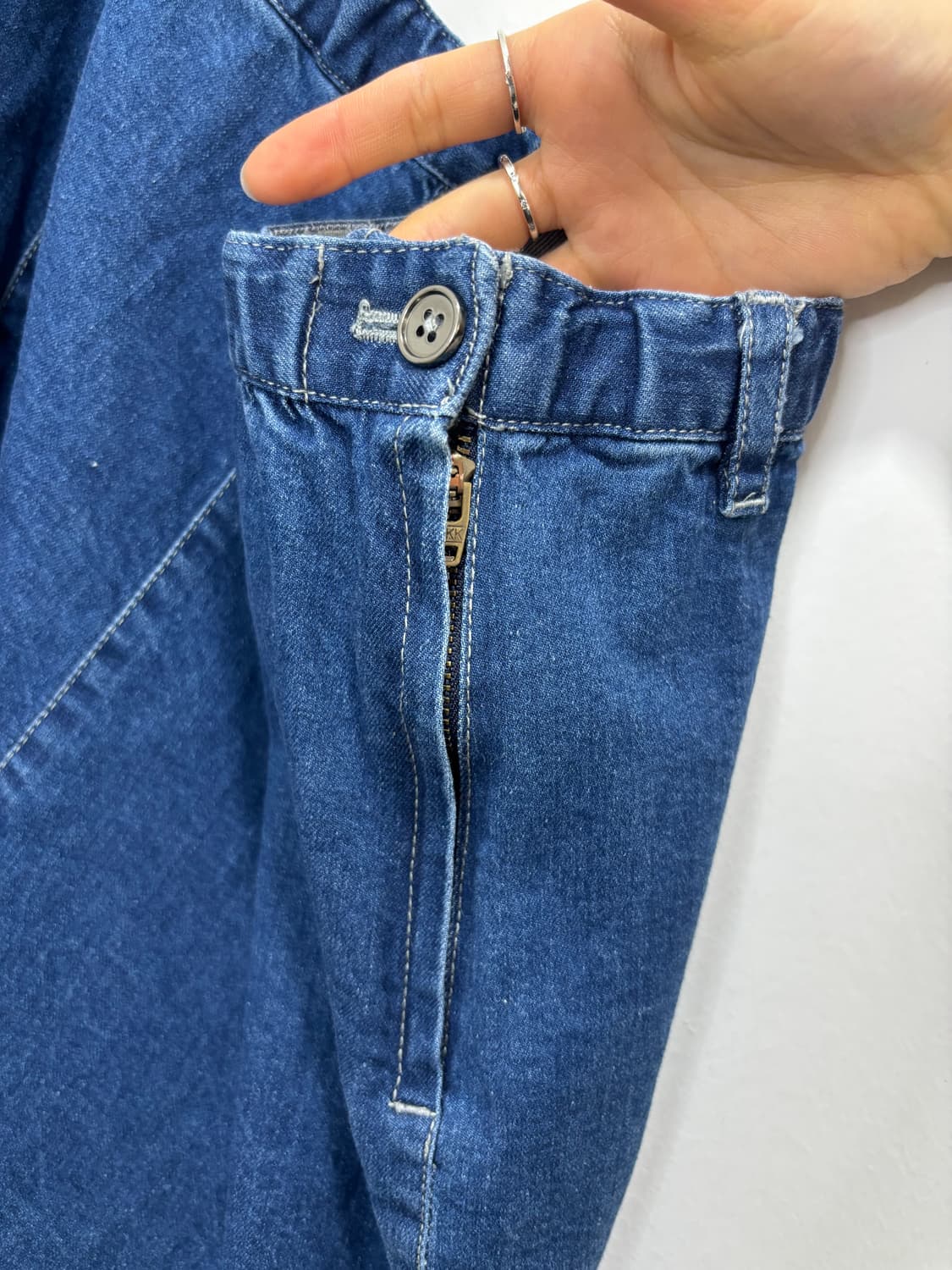 드러그스토어 모리걸 데님 스커트 상품이미지8