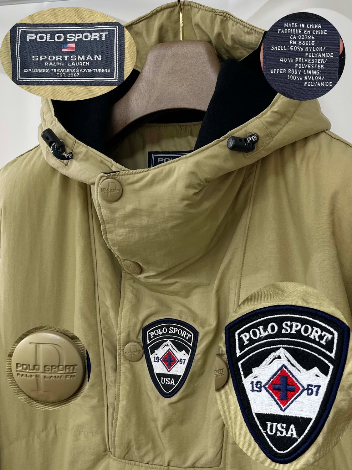 90's 폴로스포츠 스포츠맨 익스페디션 마운틴 아노락 자켓 상품이미지3