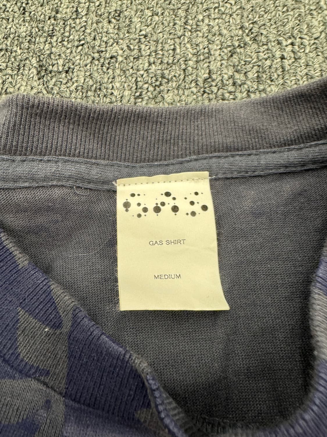 M)GAS SHIRT 빈티지 패턴 반팔 티셔츠 상품이미지3