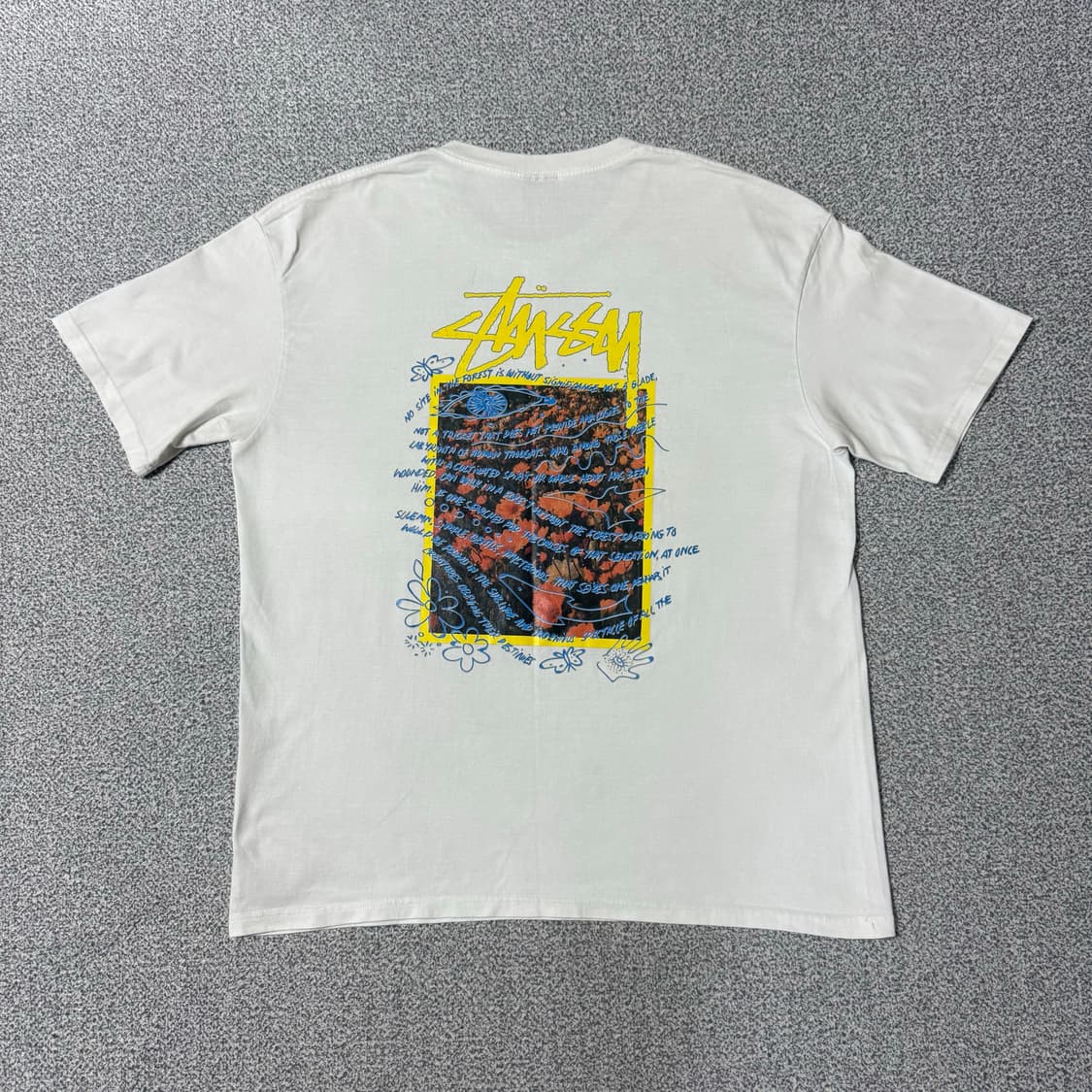 Stussy 스투시 슈퍼 블룸 반팔 XL 상품이미지2