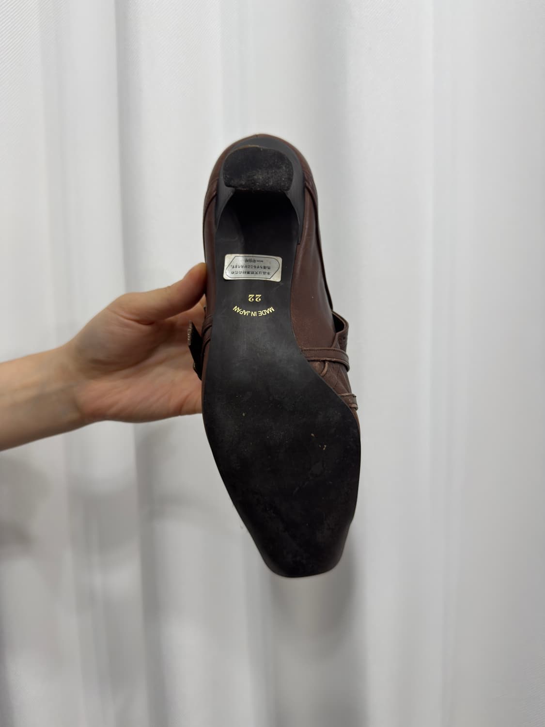 elegance buckle leather heels 상품이미지4