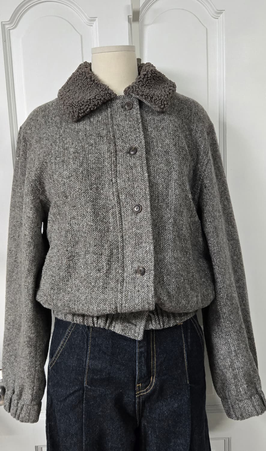 Jun by jun K 준바이준케이 헤링본자켓 상품이미지3