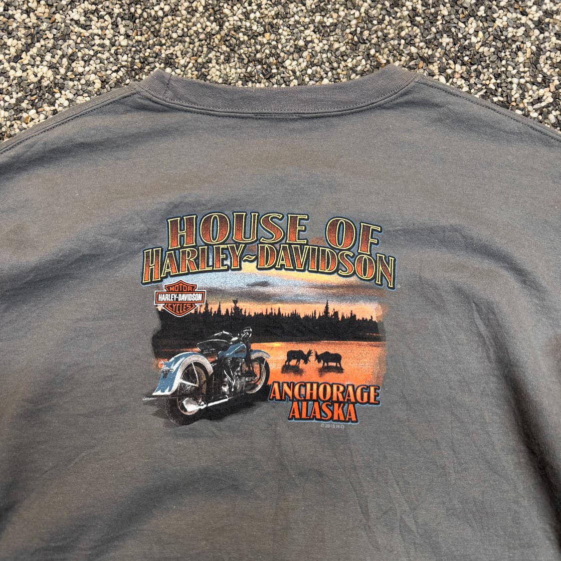 할리데이비슨 2020 컷포인트 스웻셔츠 맨투맨 (XL)   상품이미지4