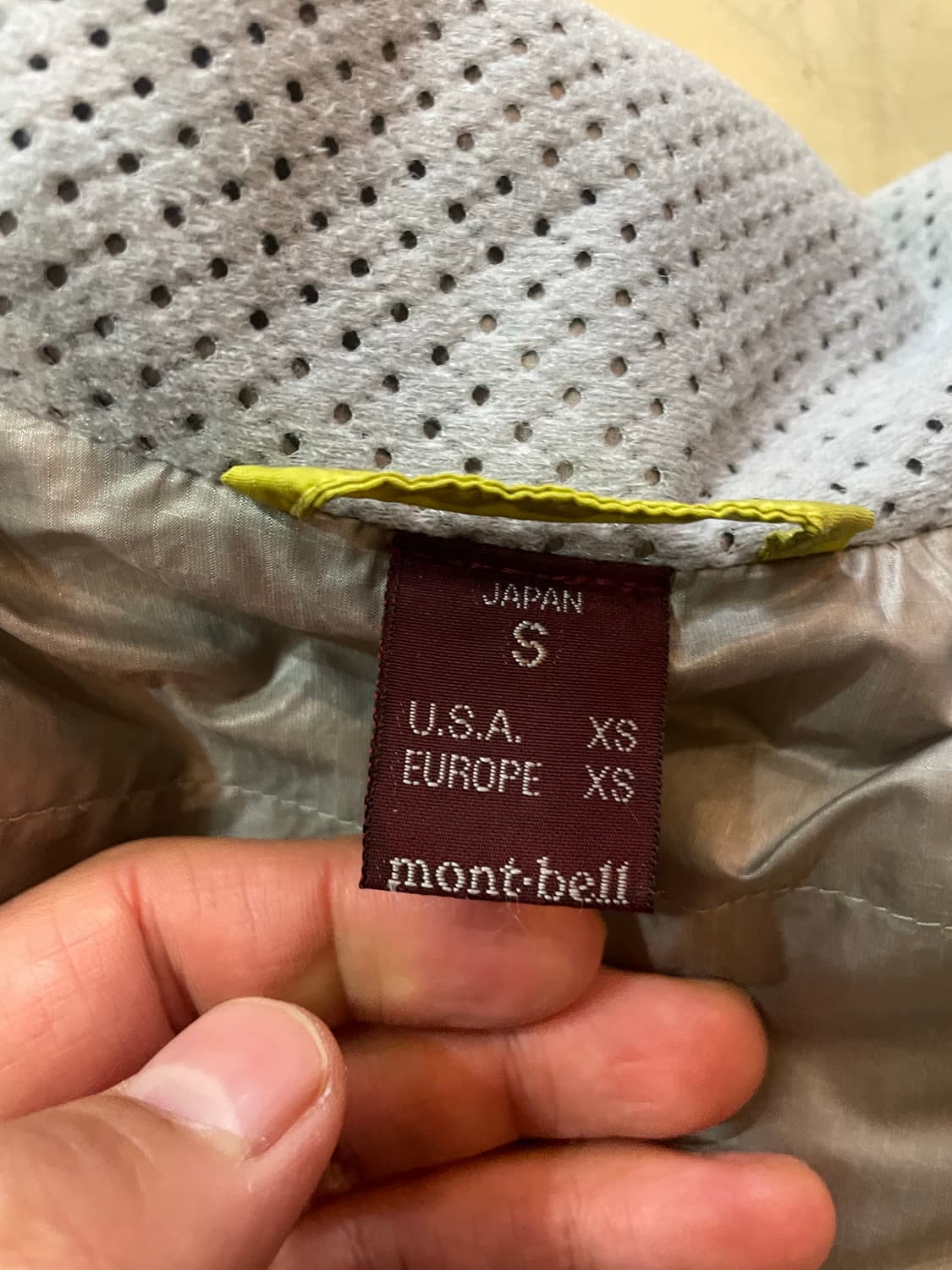 몽벨 재팬 구스다운 경량패딩 S 상품이미지4