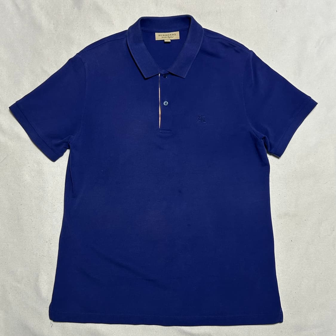 L 버버리 블루 카라 반팔 티셔츠 상품이미지2