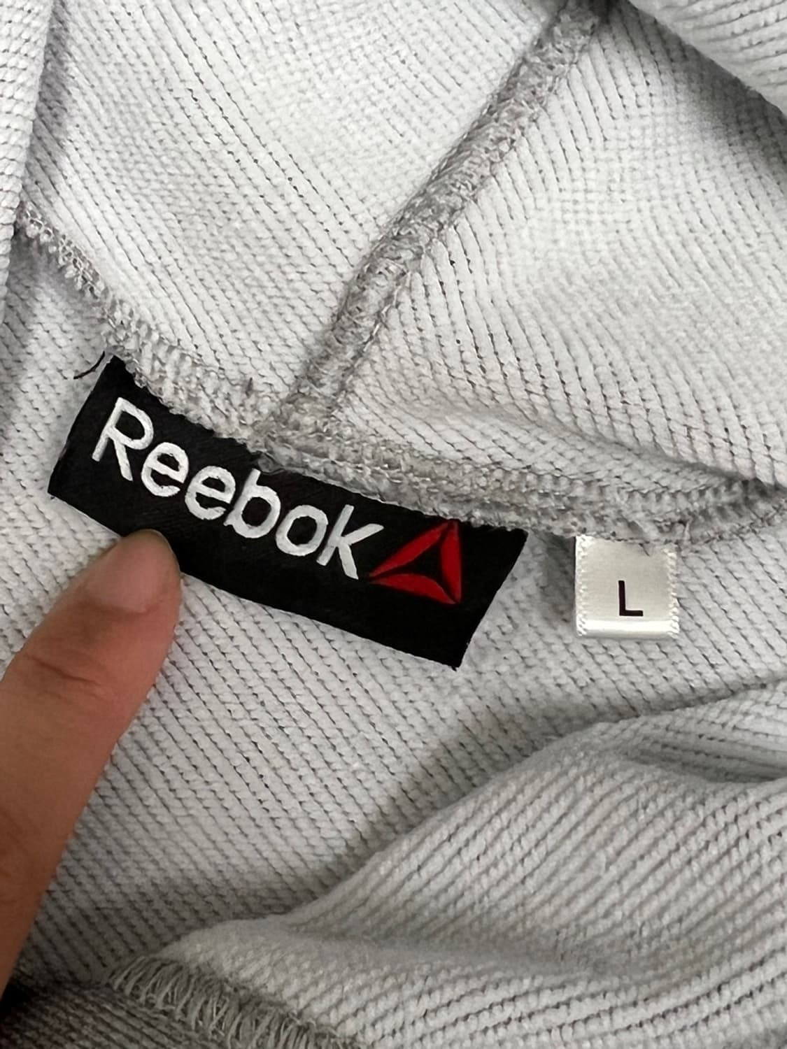 (L) 리복 빅 로고 후드 티 상품이미지5