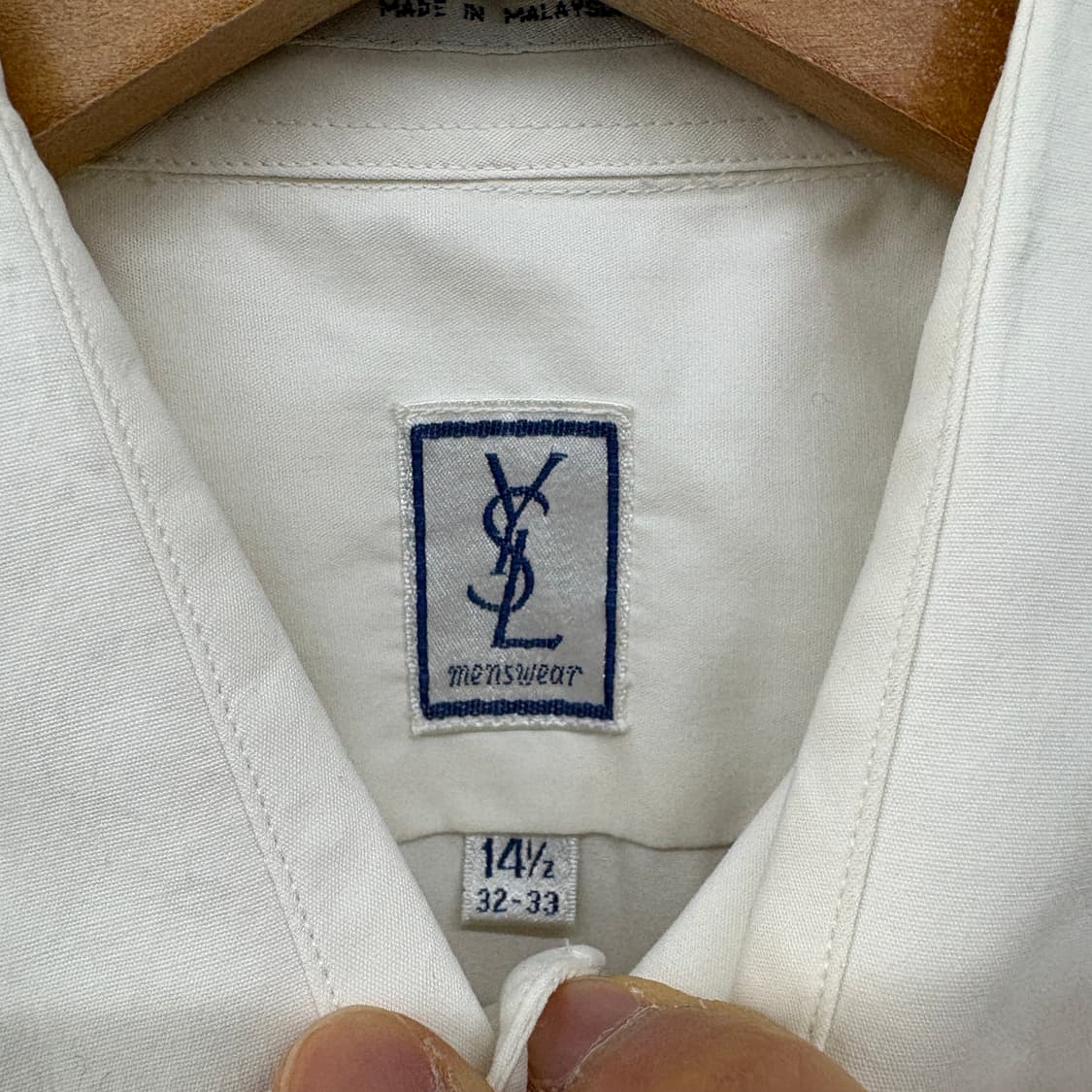 YSL 입생로랑 화이트 셔츠 공용 S 상품이미지4