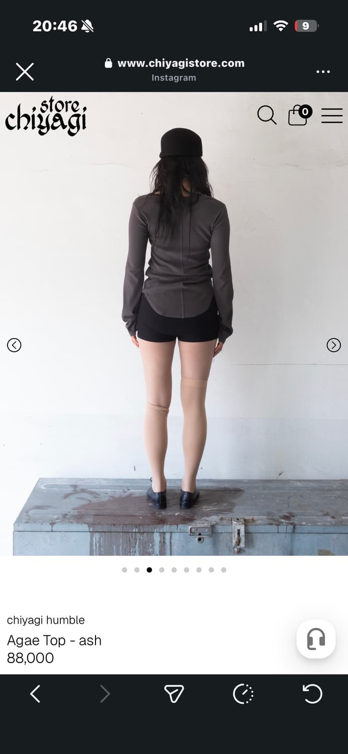 Chiyagi Humble Agae Top - ash 상품이미지2