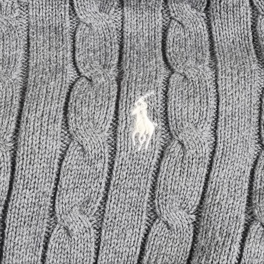 ( L ) 폴로 랄프로렌 케이블 니트 그레이 상품이미지2