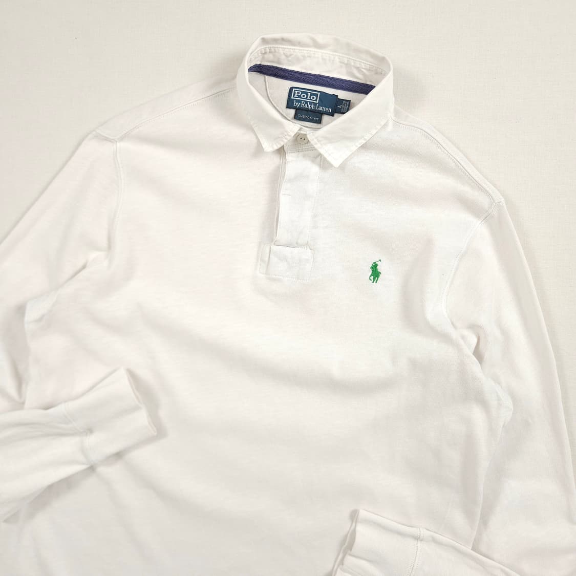 L(100) 폴로 랄프로렌 스탠다드 화이트 럭비티 상품이미지1