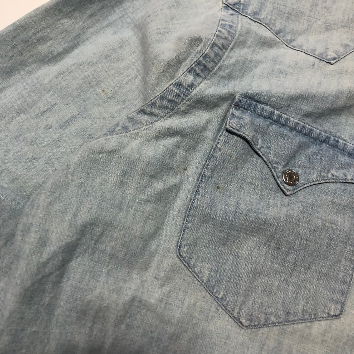 폴로랄프로렌 인디언 헤드 펄 스냅 샴브레이 셔츠  상품이미지6