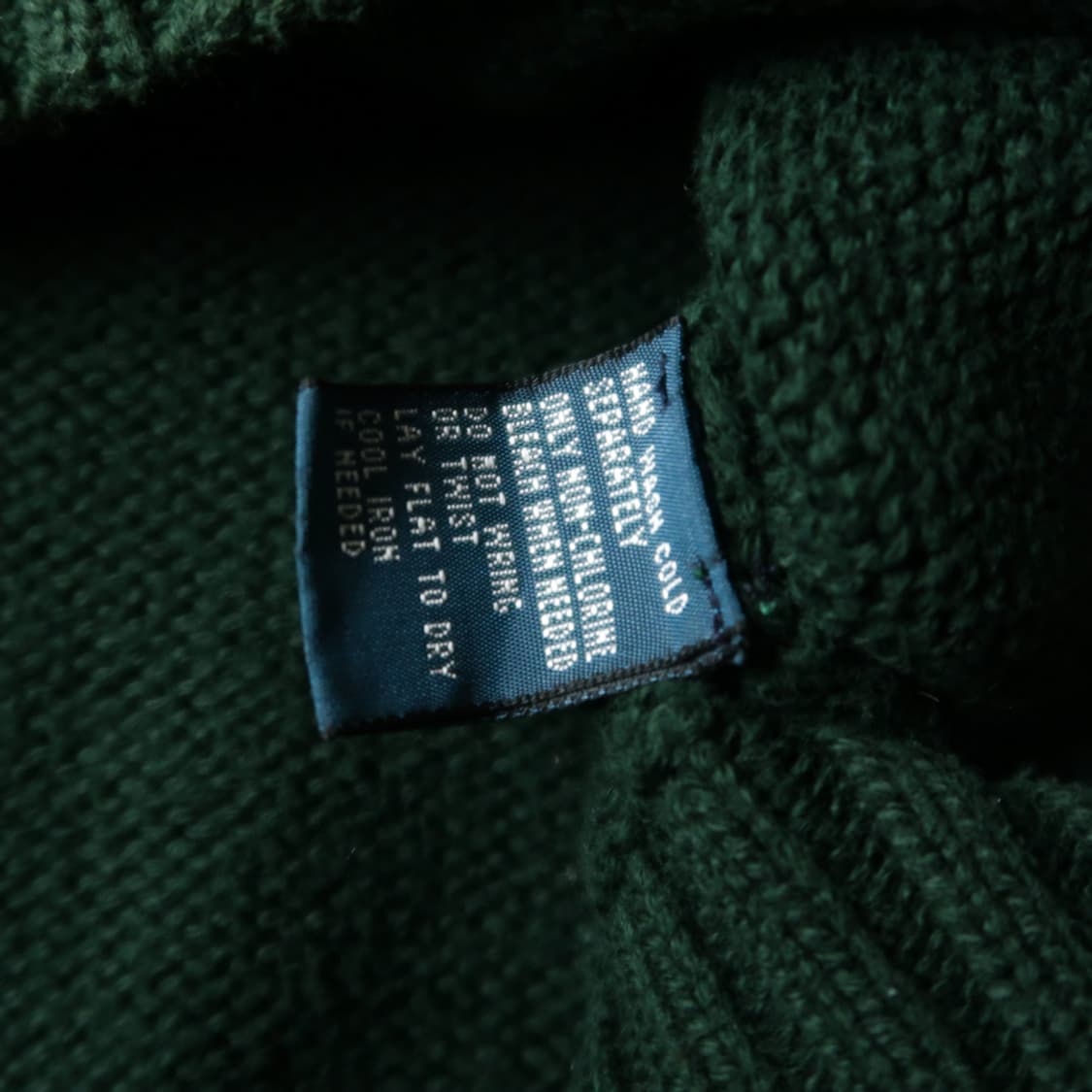 빈티지 폴로 랄프로렌 그린 니트 상품이미지5