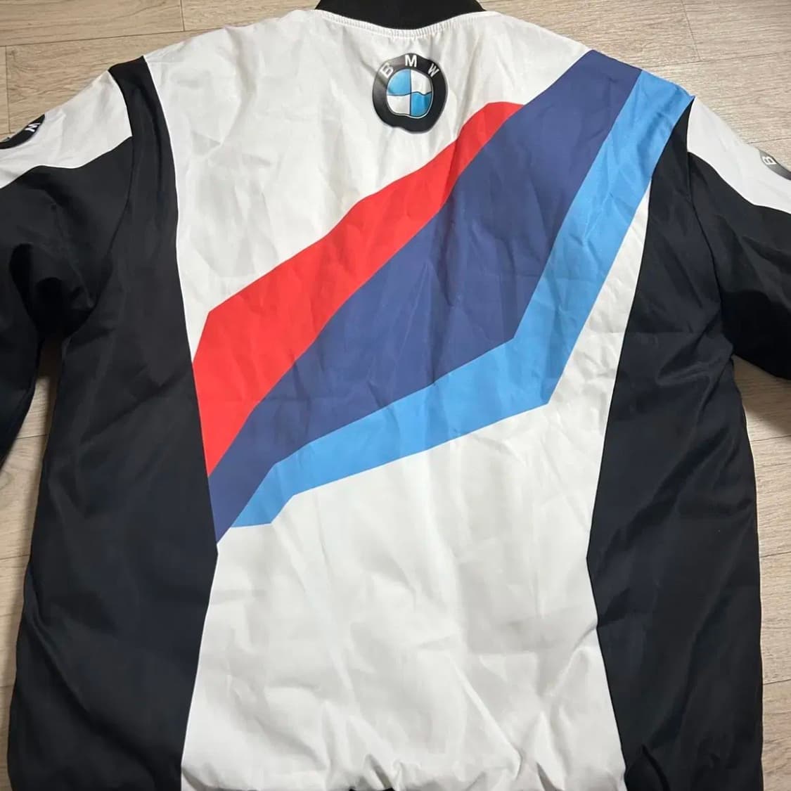 빈티지 BMW 풀프린팅 모토라드 나일론 누빔자켓(S) 상품이미지5