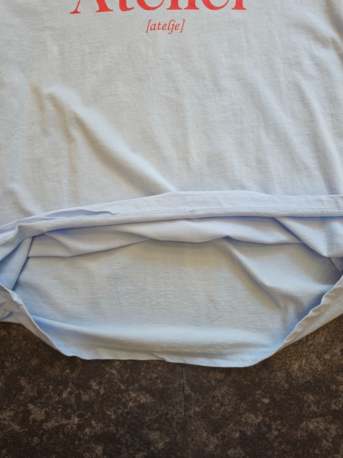 LOOKAST SKYBLUE ATELIER LOGO TSHIRT 상품이미지6