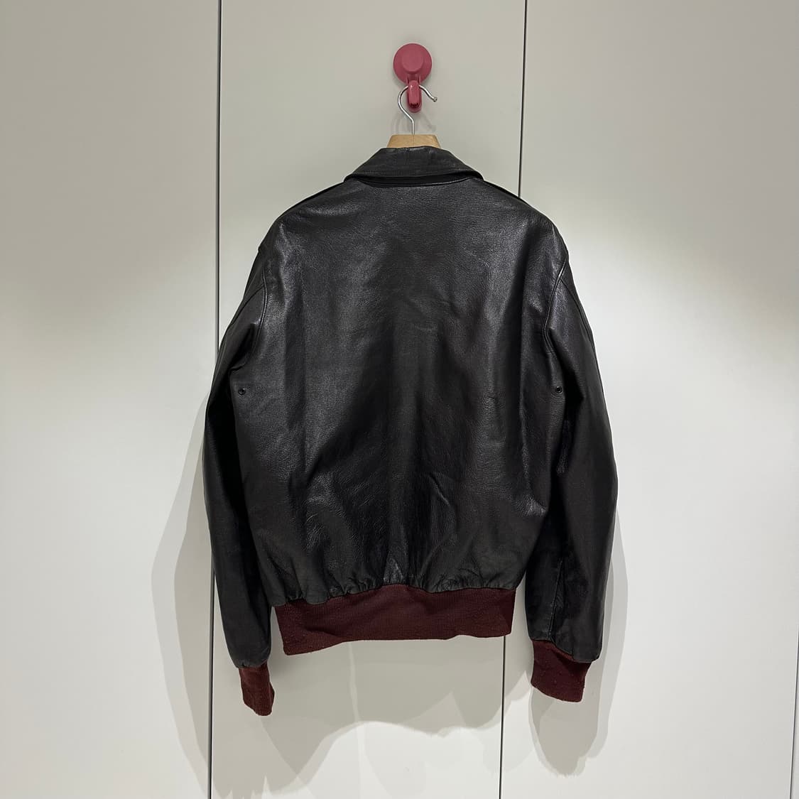 70‘s llbean 고트스킨 a-2 자켓 상품이미지10