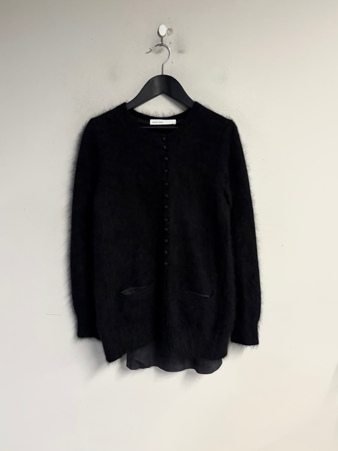 SACAI LUCK angora pleated cardigan  상품이미지2