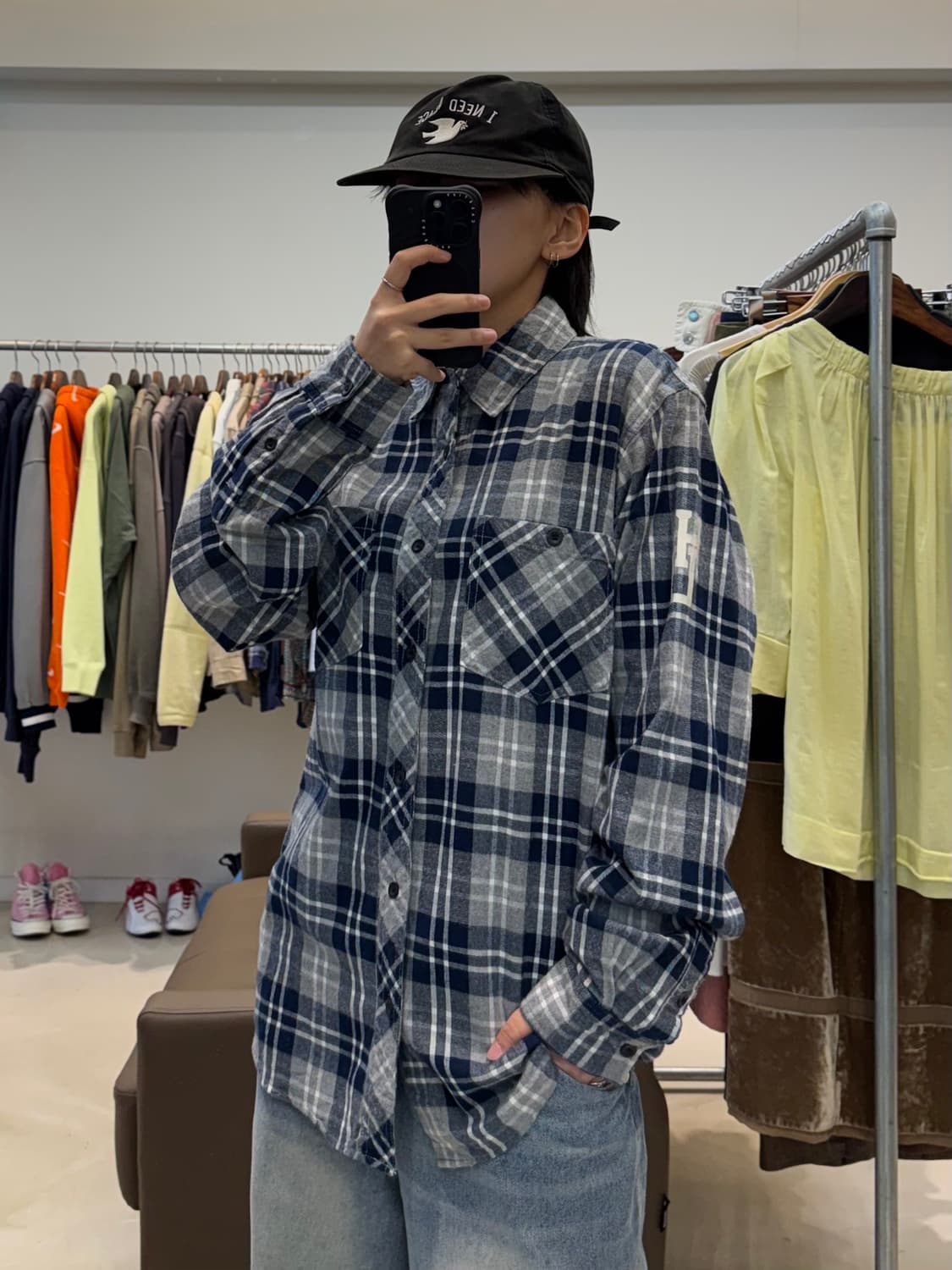 할리 데이비슨 체크 플란넬 셔츠 상품이미지6