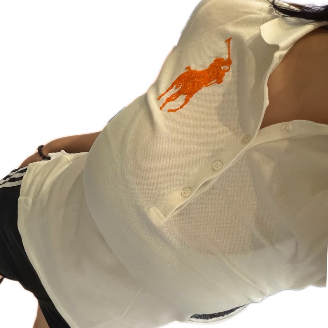 ✨[정품]폴로 랄프로렌 딱붙핏 빅포니 화이트 카라티 PK✨ 상품이미지1