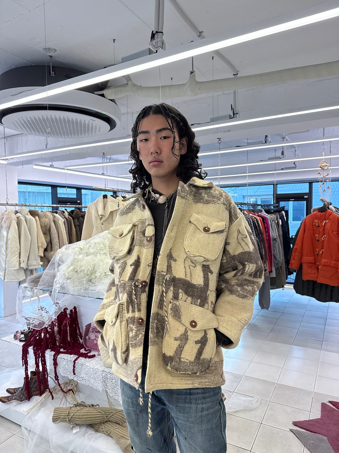 ethnic wool jacket 상품이미지3