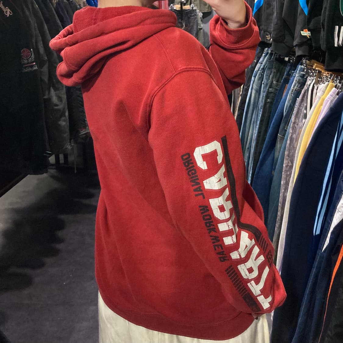 [IM] 칼하트 후드티 오렌지레드 상품이미지6