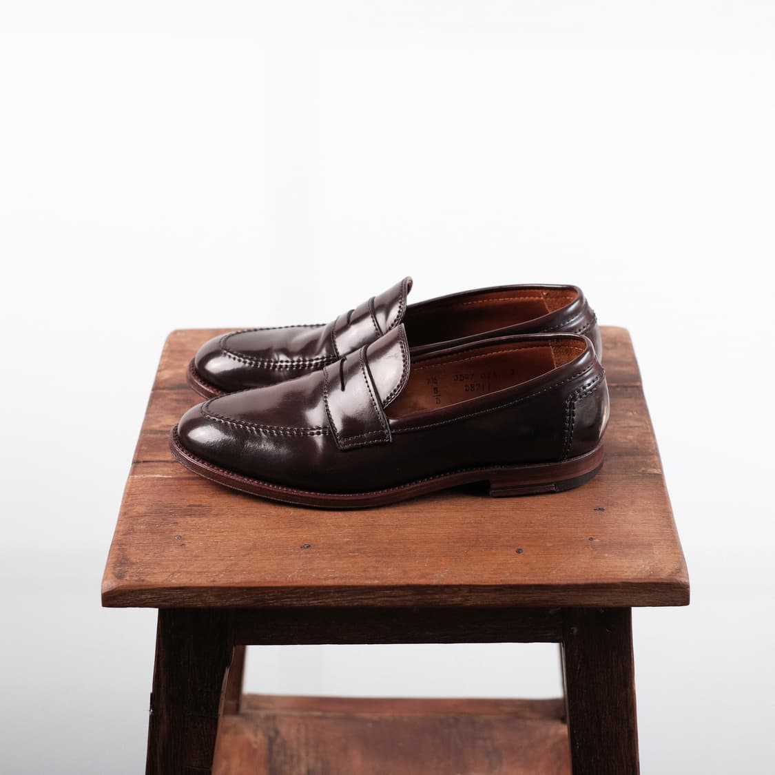 알든 7.5D사이즈 버건디 코도반 페니로퍼 레이든 라스트 상품이미지4